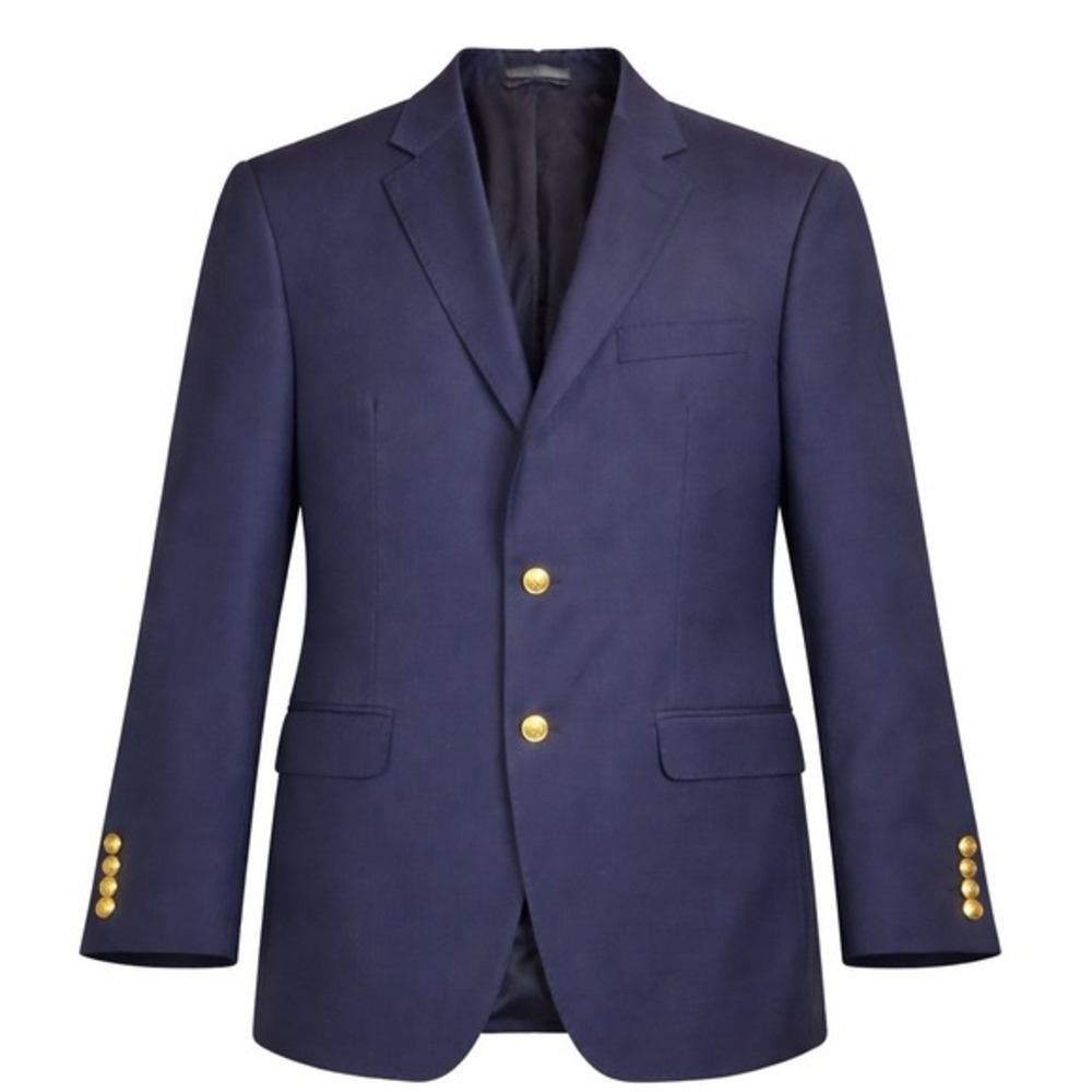 Lauren Ralph Lauren Wool Blend Blazer Sport‎ Coat Men's 42R Gold Crest Buttons